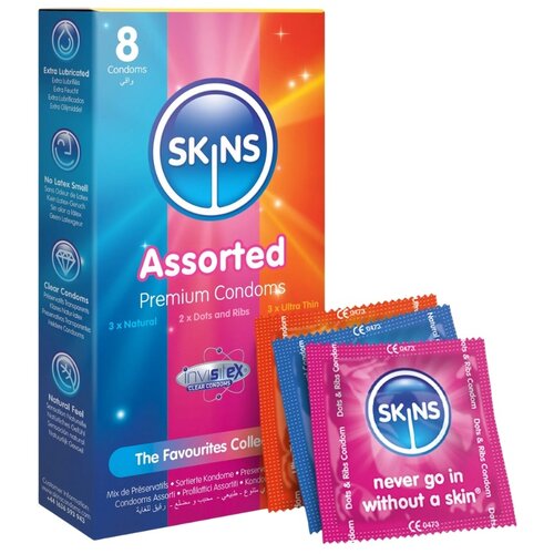 Skins KONDOMI Assorted 8/1 Slike