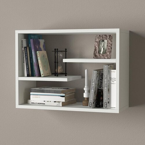 Hanah home Tino - White White Wall Shelf Slike