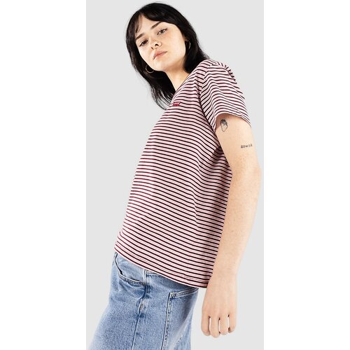 Levi's Perfect T-shirt anita stripe zinfadel Cene