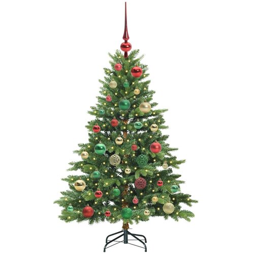  Umjetno božićno drvce s stalakom Zelena 120 cm PE i PVC Slike
