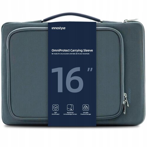 Innostyle TORBA ZA PRENOSNI RAČUNALNIK 15,6 16 VODOODPORNA TORBA OMNIPROTECT SIVA, (21747155) Cene