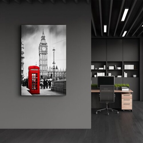 WALLXPERT OGLS-1214 - Vi&scaron;enamenska Tempered Staklena Slika 35 x 55 cm Cene