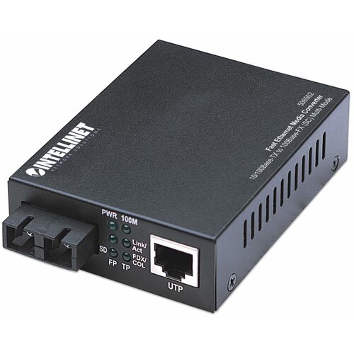 Intellinet Fast Ethernet Media Converter, 10 /100Base-Tx to 100Base-Fx (SC) Multi-Mode, 2 km (1.24 mi) Cijene