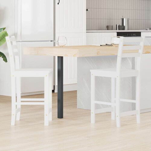  Trpezarijske stolice 2 pcs Bijelo 40 x 47,5 x 99,5 cm Cene