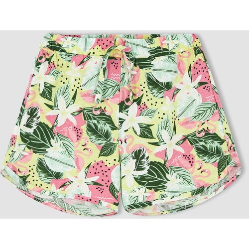 Defacto Girl Regular Fit Floral Print Mini Shorts Slike
