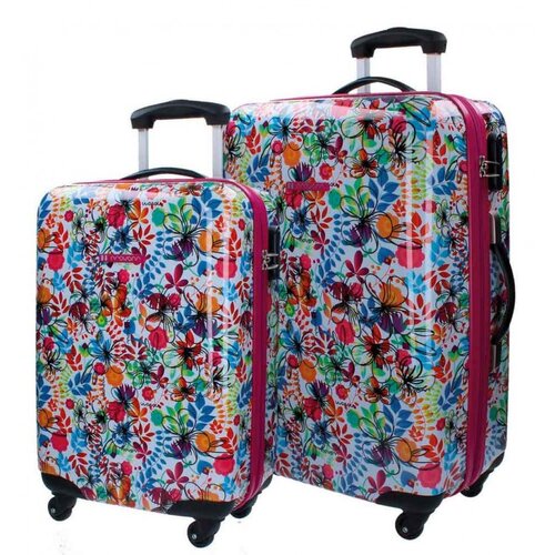 Joumma Bags Movom ABS set kofera 55/68cm TROPIC white Cene