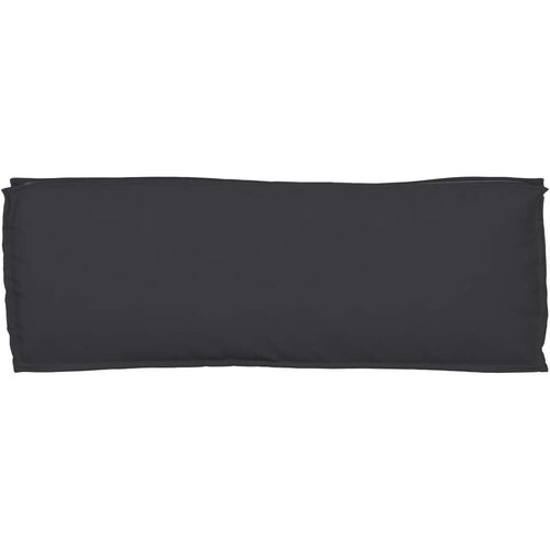 vidaXL Zunanja blazina Črna Poliester 110 x 40 x 8 cm Blazina Cene