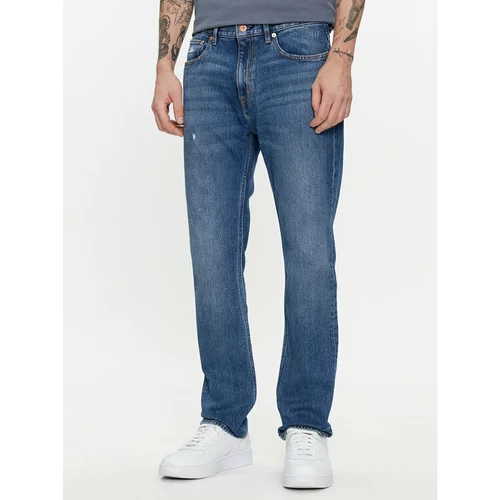 Hugo Jeans hlače Ash 50511531 Modra Regular Fit