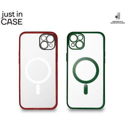 Just In Case 2u1 Extra case MAG MIX paket ZELENO CRVENI za iPhone 14 Plus Cene