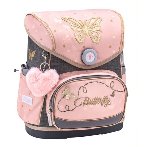 Belmil &amp;scaron;kolska torba Compact golden butterfly Slike
