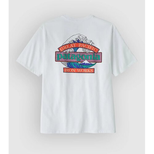 Patagonia Great Waves Responsibili- T-shirt fiber white Cene
