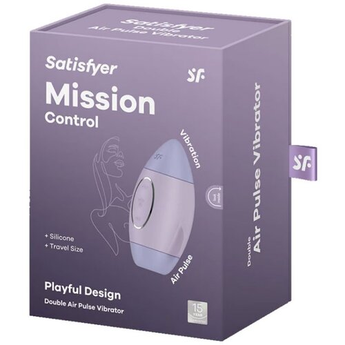 SATISFYER AIR Klitoralni Stimulator Satisfyer Mission Control Lila Slike