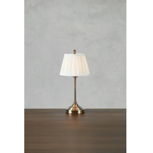 Marksl&amp;ouml;jd 108973 - Stona lampa OXFORD 1xE14/40W/230V bela/mesing Slike