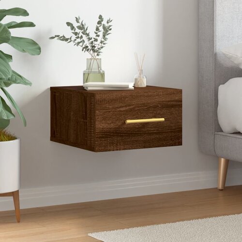 vidaXL Zidni noćni ormarić boja smeđeg hrasta 35 x 35 x 20 cm Cijene