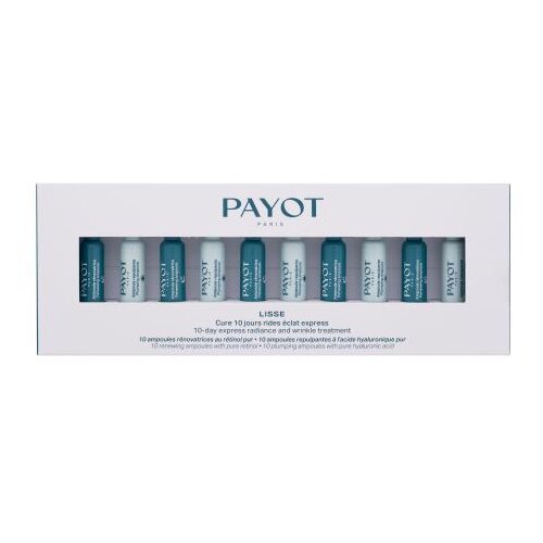 Payot Lisse 10-Day Express Radiance And Wrinkle Treatment Set dnevna njega 10x1 ml + noćna njega 10x1 ml za ženske Slike