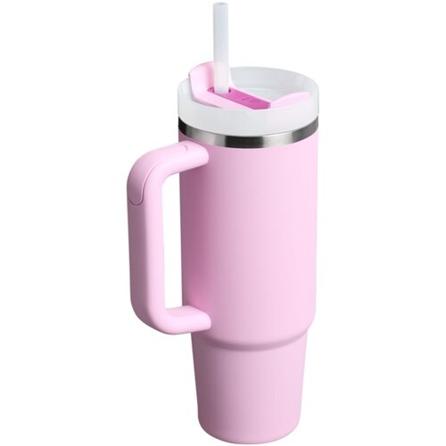 Stanley Quencher H2.O FlowState&amp;trade; Tumbler lonček iz nerjavečega jekla s slamico srednja Cherry Blossom 890 ml Slike