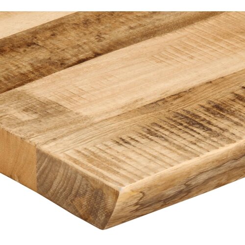 Stolna ploča sa živi rub 180x40x2,5cm masivno grubo drvo manga Slike