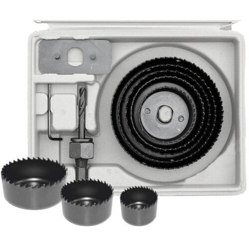 Awtools luknje za les / 50-57-67-76-89-102 mm / komplet 8 elementov, (21106676) Slike