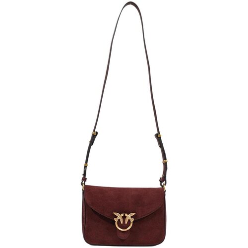 Pinko Torbe LOVE SATCHEL MINI SUEDE 107656 A0F6 Kostanjeva Slike