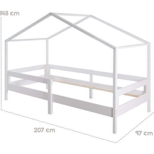 Roba Bijeli dječji krevet u obliku kućice 90x200 cm &amp;ndash; Slike