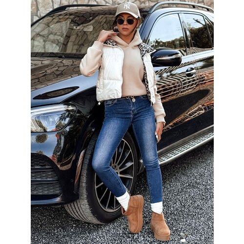 DStreet Spodnie damskie JEANLIFE jeansowe skinny niebieskie Cene