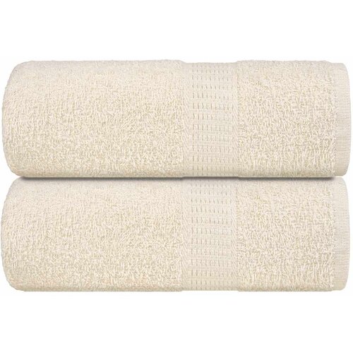 vidaXL Ručnici za goste FROGN 2 kom. krem 30x50 cm 360 g/m² - Krema 30 x 50 cm 2 Cene