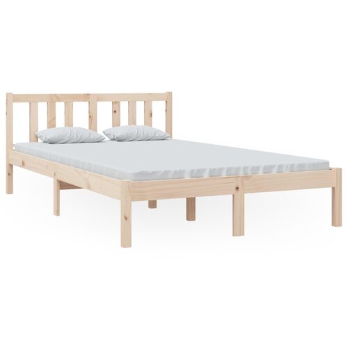 Maison Chic Posteljni Okvir - Dvoposteljna postelja iz trdnega lesa 120x200 cm, (22081584) Cene