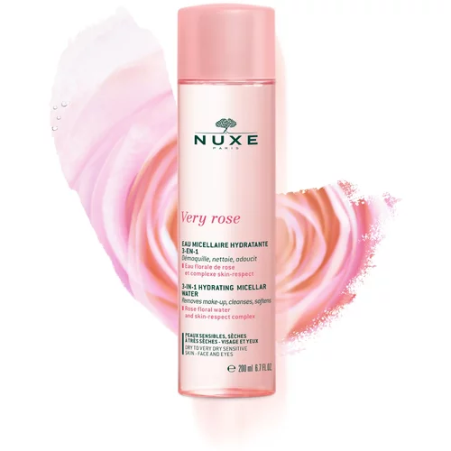 Nuxe Very Rose 3v1, vlažilna micelarna vodica