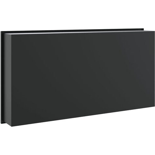  Ni&amp;scaron;a za tu&amp;scaron; mat crna 62x32x9 cm nehrđajući čelik Slike