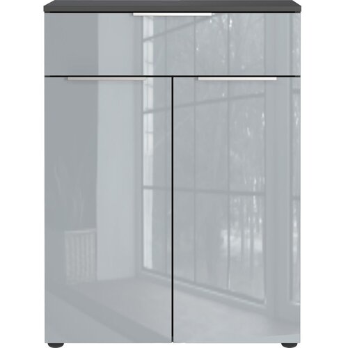 Germania Sivi visok/zidni kupaonski ormarić 71x95 cm Vasio – Cijene