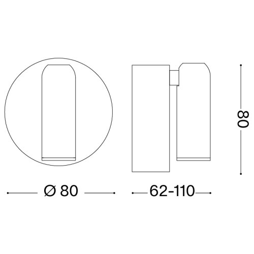 Ideal Lux bean LED/3W/5V prigu&amp;scaron;iva punjiva zidna spot lampa cri 95 bela Slike