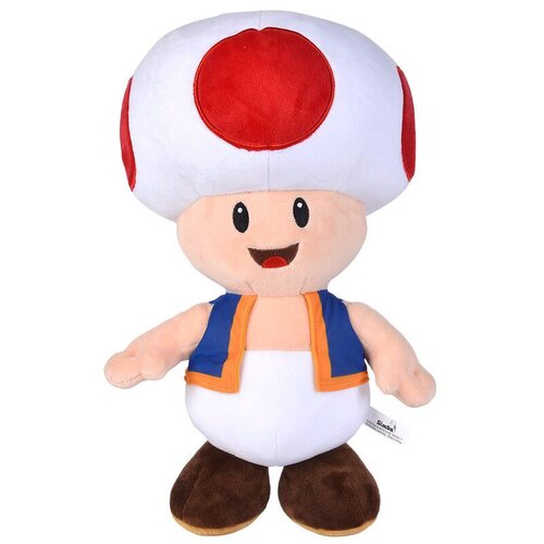 Super Mario Bros Toad plišani igračka 40cm Cene