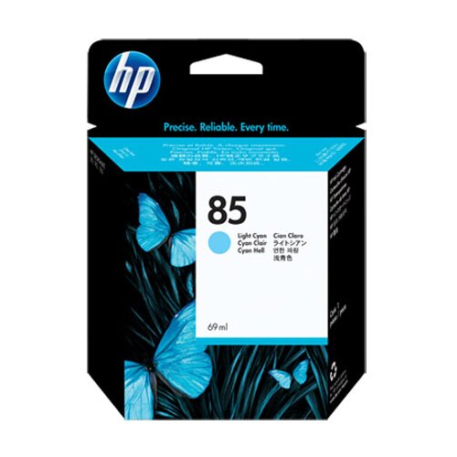 HP Tinta C9428A 85 Light Cyan, za DJ 30,90,130 series Slike