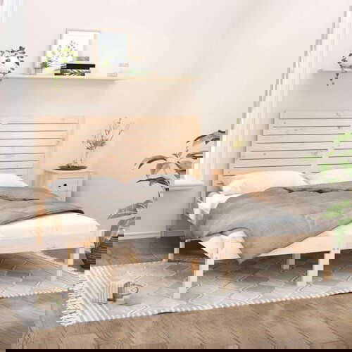  Za krevet od masivnog drva 120 x 200 cm Slike