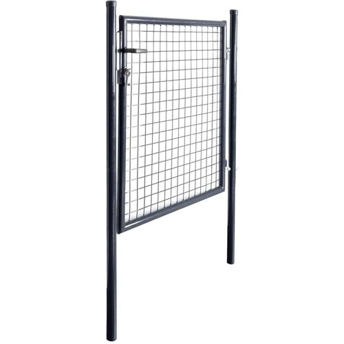  Mrežasta vrtna vrata od pocinčanog čelika 85 5 x 100 cm siva Slike
