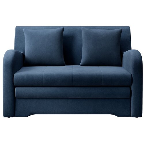 ELTAP Plava baršunasti sklopiva sofa 130 cm Ario – Cijene