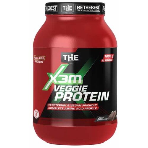 The Nutrition veganski protein X3M - 1kg čokolada Slike