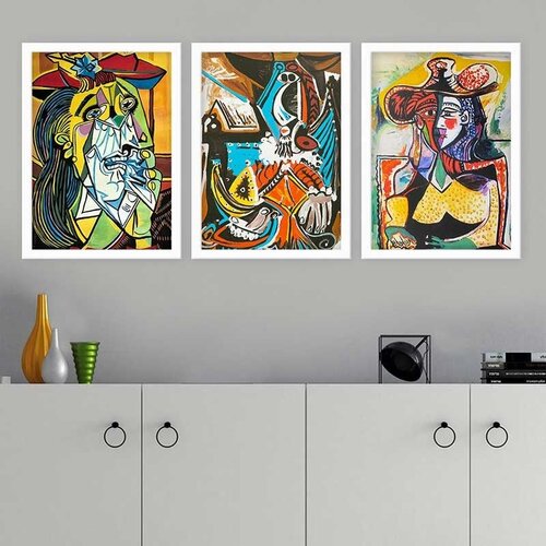 Wallity Set uramljenih slika 3BC_UNPP09, 3 Dela Cene