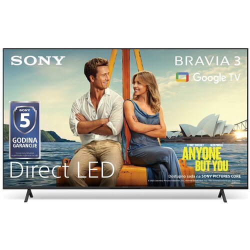 Sony K-55S3 138.7 cm (54.6) 4K Ultra HD Smart TV Wi-Fi Black Cijene