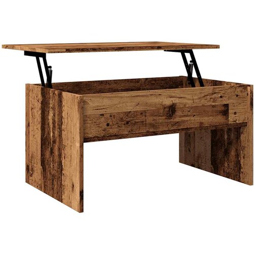  Stolić za kavu boja staro drvo 80x50,5x41,5cm konstruirano drvo Slike