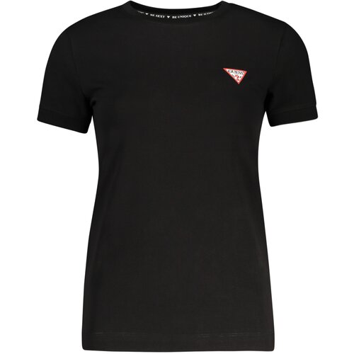 Guess Jeans SHORT SLEEVE T-SHIRT WOMEN BLACK Slike