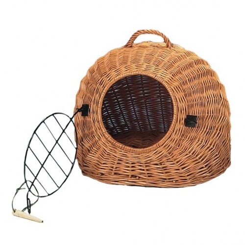  Pletena kućica za pse sa žičanim vratima 50 cm Trixie Cene