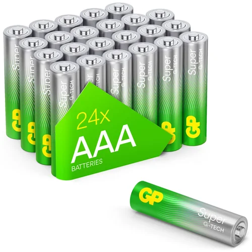 GP Batteries 1x24 GP Super Alkaline AAA 1,5V battery Packs 03024AETA-B24