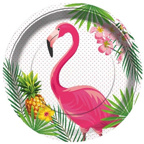 Flamingo tanjiri 1/8 23 cm Slike