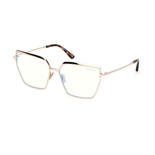 Tom Ford FT5946-B 028 ONE SIZE (57) Zlata/Kristalna Cene