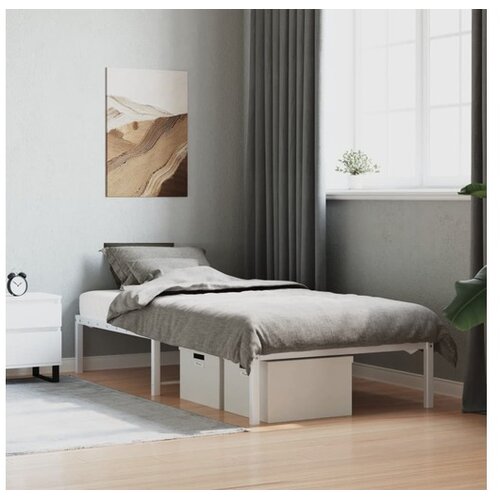 vidaXL okvir za krevet bijeli 90 x 190 cm Cene