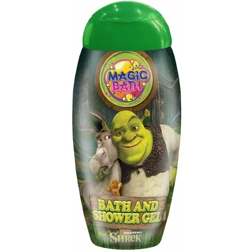 Shrek Magic Bath Bath & Shower Gel gel za prhanje za otroke 200 ml