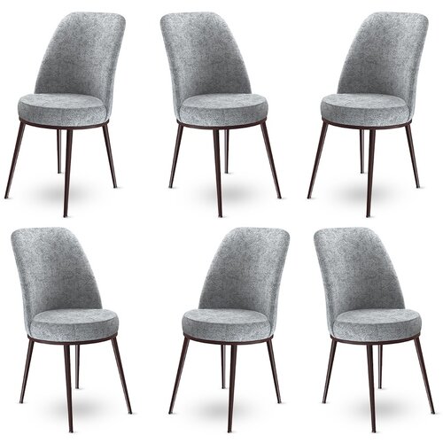 Hanah home Set od 6 trpezarijskih stolica Dexa Sivo-smeđa Cijene