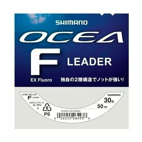 Shimano Fishing Ocea EX Fluoro Leader Clear 30 lb 5 cm