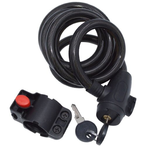 Olimp Sport Brava spiralna na ključ 12x1500 mm sa držačem crna Cene
